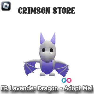 FR Lavender Dragon - Adopt Me!