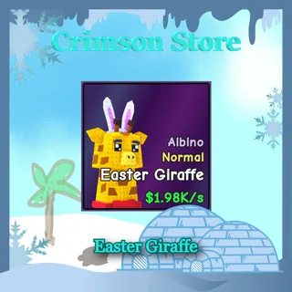 Easter Giraffe