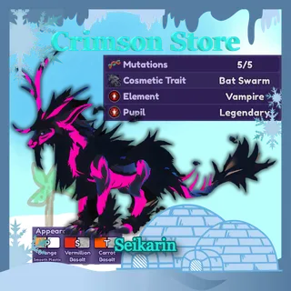 Seikarin | Bat Swarm Cosmetic Trait [READ DESCRIPTION]