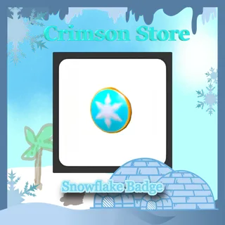 Snowflake Badge