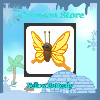x2 Yellow Butterfly #1