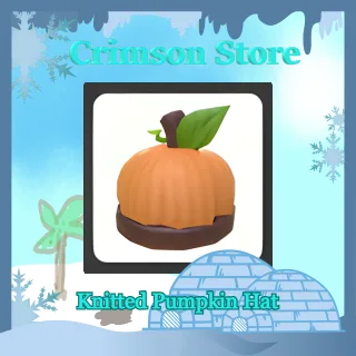 Knitted Pumpkin Hat