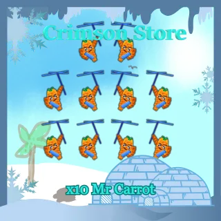 x10 Mr Carrot - Plants vs Brainrots