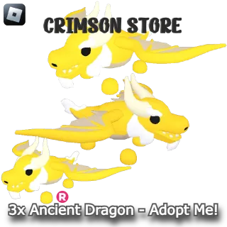 3x Ancient Dragon - Adopt Me!