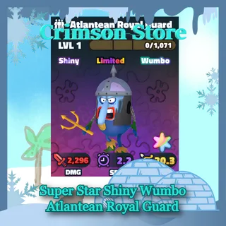 Gold Serial Super Star Shiny Wumbo Atlantean Royal Guard
