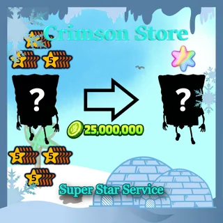 25,000,000 Coins Super Star Service