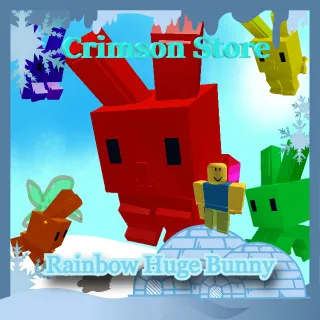 Rainbow Huge Bunny Weight 23.56 KG | Age 54 - Grow a Garden