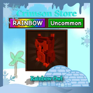 Rainbow Owl -  Grow A Garden 2