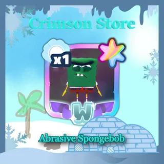 CLEAN Super Star Shiny Wumbo Abrasive Spongebob