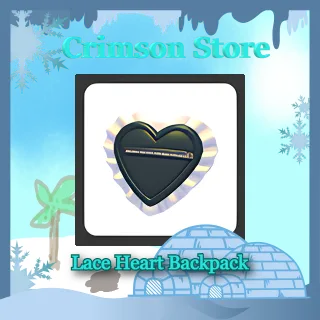 Lace Heart Backpack