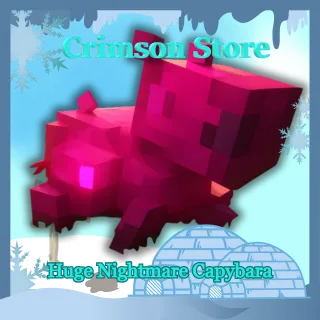 Nightmare Huge Capybara Weight 66.49 KG Age 100 - Grow a Garden