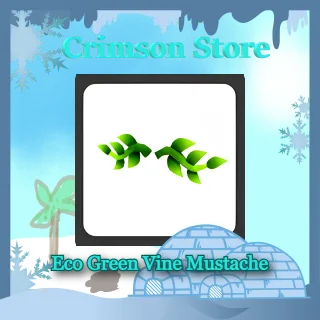 Eco Green Vine Mustache