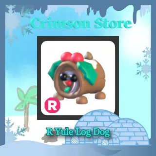 R Yule Log Dog #1