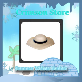 Summer Walrus Sunhat