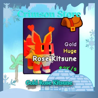 Gold Rose Kitsune #1