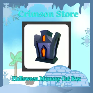 Halloween Mummy Cat Box