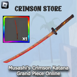 Musashi's Crimson Katana - GPO