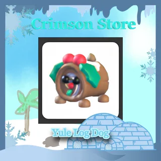 Yule Log Dog