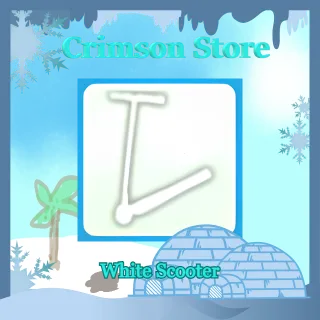 White Scooter