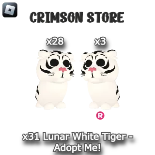 x31 Lunar White Tiger - Adopt Me!