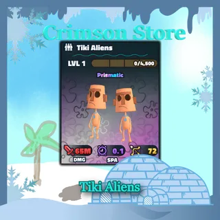 CLEAN Tiki Aliens