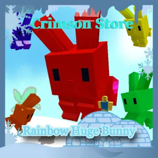 Rainbow Titan Bunny Weight 38.40 KG | Age 40 - Grow a Garden