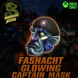 Fasnacht glowing captain mask