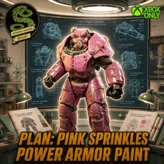 Plan: Pink Sprinkles Power Armor Paint