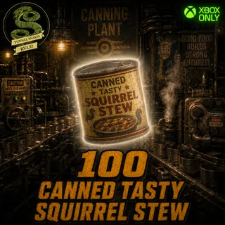 100 Canned tasty squirrel stew