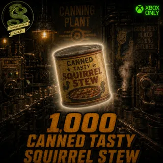 1,000 Canned tasty squirrel stew