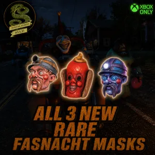 All 3 new rare fasnacht masks