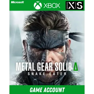 Metal Gear Solid Delta Snake Eater Xbox Series X|S - GAME ACCOUNT