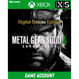 Metal Gear Solid Delta Snake Eater Digital Deluxe Xbox Series X|S - GAME ACCOUNT