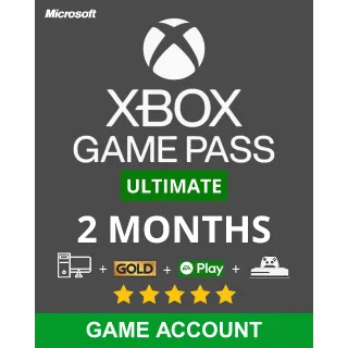 Xbox Game Pass Ultimate 2 Month Account