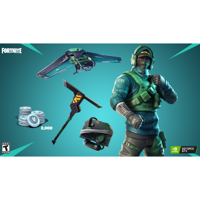 fortnite bundle 2000 v bucks counterattack set epic global - nvidia fortnite bundle counterattack set redemption code 2000 v bucks