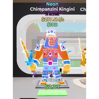 Neon Chimpanzini Kingini Steal a Brainrot