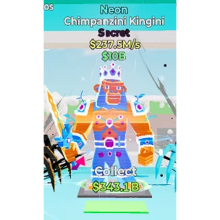 Neon Chimpanzini Kingini Steal a Brainrot