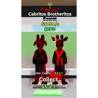 Darkness Cabritos Brotheritos Fortnite Steal the Brainrot Fireworks Trait