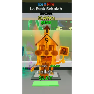 Ice and Fire La Esok Sekolah Steal the Brainrot 