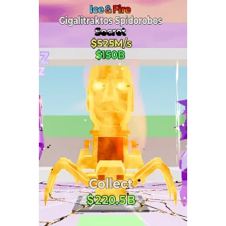 Ice and Fire Gigalitraktos Spidorobos Fortnite Steal the Brainrot
