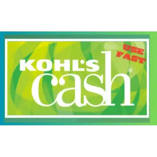 $18.80 Kohl's Cash code 