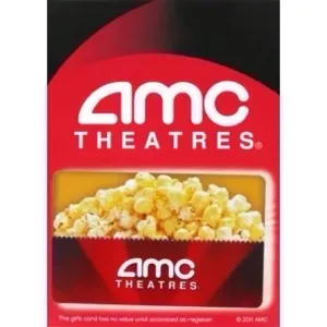 $100.00 Amc Theatres Giftcard