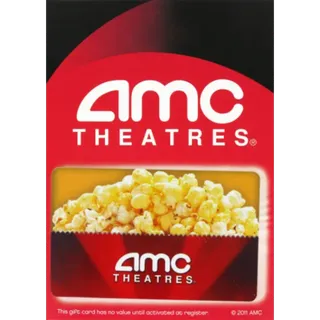 $40.00 AMC THEATRES Giftcard