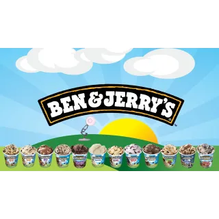 $30.00 Ben & Jerry's