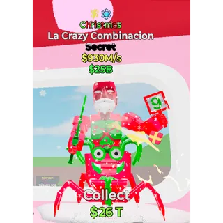 Fortnite Steal the Brainrot La Crazy Combinacion Christmas 930M/S
