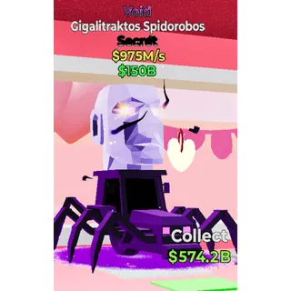 Fortnite Steal the Brainrot Void Gigalitraktos Spidorobos 975M/s