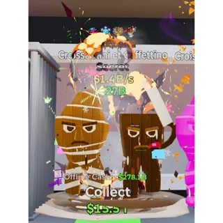 Fortnite Steal the Brainrot Chocolate Croissantini et Caffettino 1.4B/s