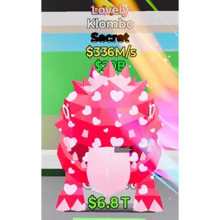 Fortnite Steal the Brainrot Lovely Klombo 336m/s