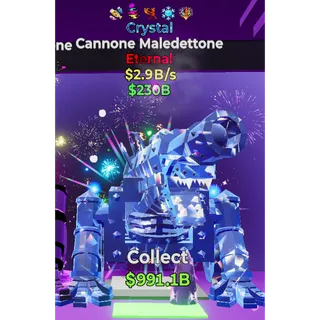Fortnite Steal the Brainrot Crystal Cannone Maledettone 2.9B/s 5traited
