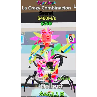 Fortnite Steal the Brainrot Dreamy La crazy cobinacion 360M/s